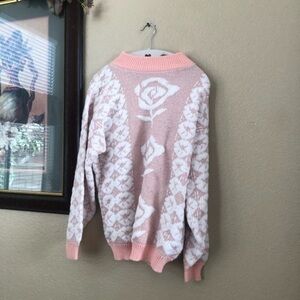 Vintage Floral Sweater